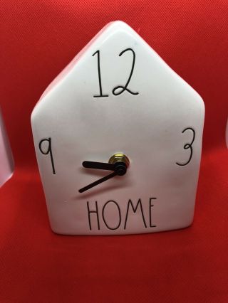Rae Dunn Home Ceramic Birdhouse Clock