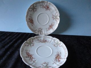 Limoges Haviland And Co.  Set Of 2 Saucers - 6 1/4 Inch