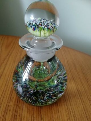 Heavy Glass Perfume Bottle With Stopper