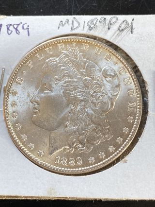 1889 Morgan Silver Dollar U.  S.  Coin
