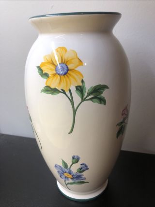 Tiffany & Co.  1996 Sintra Floral Ceramic Vase Vintage