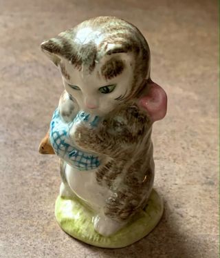 Vintage Beswick Beatrix Potter Figurine - Miss Moppet Bp3a