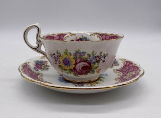 Royal Standard Teacup And Saucer Vintage Bone China Made In England