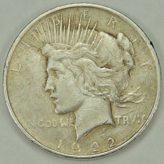 1922 - D $1 Peace Silver Dollar Vam 2be Die Break Above Trv As Pictured (081918)