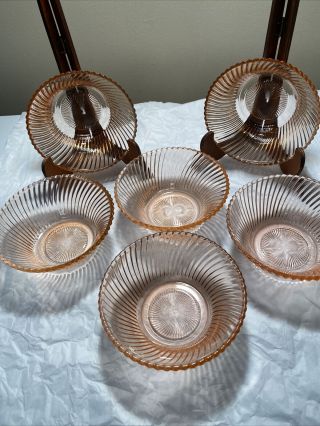 Federal Glass Diana Bowls - 6