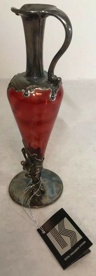 King - Solomon Finds Israel Art Decorative Vase Vessel Bottle Pitcher Certificate 2