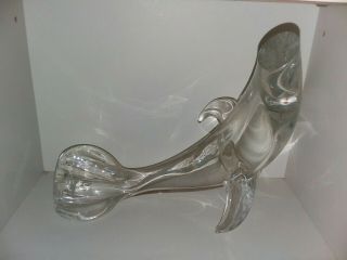 Art Glass Dolphin Porpoise Statue/figurine Signed And Numbered
