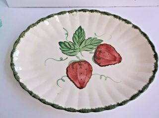 Blue Ridge Southern Pottery Wild Strawberry Platter
