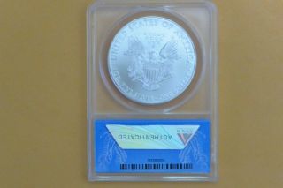 2010 $1 AMERICAN SILVER EAGLE ANACS MS70 - Spotted 3