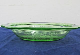 Parrot Green By Federal Glass 10 " Bowl