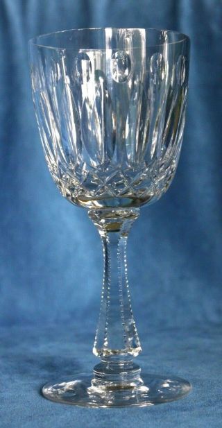 For Elaine Hawkes York American Brilliant Abp Cut Glass 7 1/2 " Water Goblets