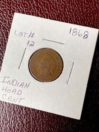 1868 Indian Head Penny Small Cent