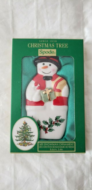 Spode Christmas Tree Mr.  Snowman Ornament
