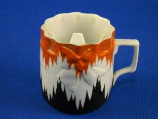 Rs Prussia,  Ribbon & Bow Mold Shaving Mug,  Hand Painted,  Marple Formative Years.