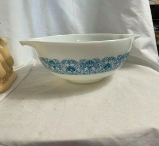 Vintage Pyrex Horizon Blue Cinderella Mixing Nesting Bowl 2 - 1/2 Qt 443