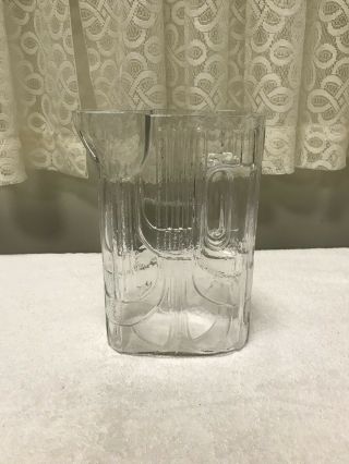 Riedel - Tyrol - Heavy Crystal Water Pitcher - Geometric Design - Unique