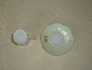 BUY IT NOW SAWTOOTH EDGE 1890 ' s RS PRUSSIA DEMITASSE CUP PLATE MARK 3