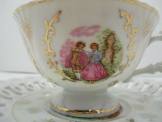 Sonsco Japan Man and Woman Fine China Tea Cup And Saucer. 2