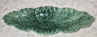 Gourmet Ware Green Cabbage Pickle Dish Shorter & Son Stoke On Trent England