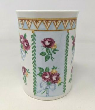 Royal Doulton English Fine Bone China Floral Bows Coffee Mug Tea Cup 2003 SS19 2