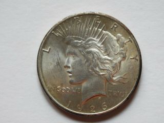 1926 - P Peace Dollar (au, )