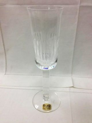 Atlantis " Chalice " Champagne Flute 8 3/4 ",  Crystal Made In Portugal