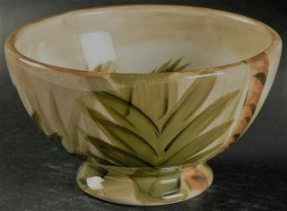 Tabletops Lifestyles Kona Palm Tree Bowl For Soup Or Cereal Hand Painted