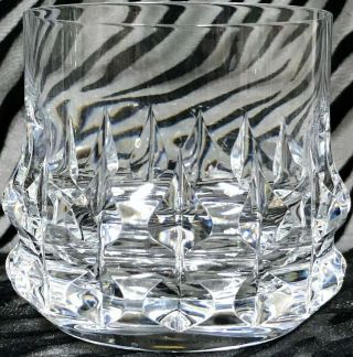 1 Rosenthal Holdfast Clear Cut Crystal Old Fashioned Tumbler 1969 - 1982