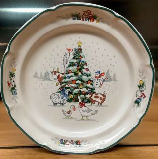International China Country Christmas Dinner Plate 10 3/4” Multi Avail