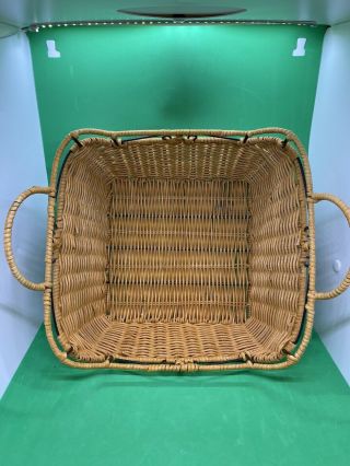 PRINCESS HOUSE CASUAL HOME PICNIC BASKET W REMOVEABLE UTENSIL HOLDER 2
