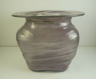 Consolidated Glass Catalonian Purple Vase Art Deco Depression Era (item A7)