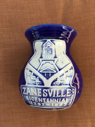 Vintage Mccoy Pottery Ohio Bicentennial Piggy Bank Signed And Numbered Limited