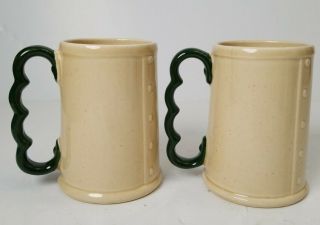 Set of 2 Metlox Poppytrail Provencial Homestead Mugs Vintage 1 Pint 2