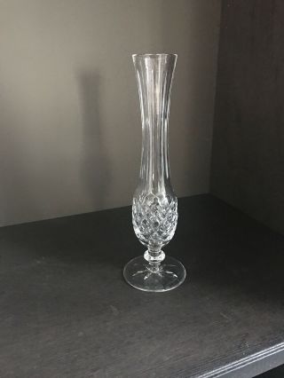 Vintage Waterford Crystal " Lismore " Footed Ca.  9.  25 " Bud Vase Signed