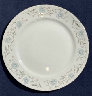 Set Of 5 - Fine China Of Japan - English Garden 1221 - Dinner Plates - 10.  25”