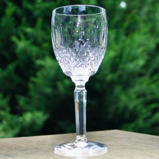Vintage Waterford Irish Cut Glass Colleen Tall Stem Claret Wine