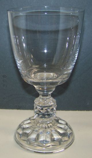 8 Fostoria AMERICAN LADY Clear Glass Water Goblets - 2