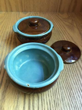 Country Fare Zanesville Pottery Covered Soups Set Of 2 - John B.  Taylor