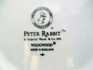 Vintage Wedgwood Peter Rabbit - 3 Piece Nursery Set - Mug Plate Bowl 2