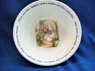 Vintage Wedgwood Peter Rabbit - 3 Piece Nursery Set - Mug Plate Bowl 3
