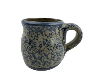 1998 Bbp Beaumont Brothers Pottery Salt Glazed Stoneware Coffee Mug