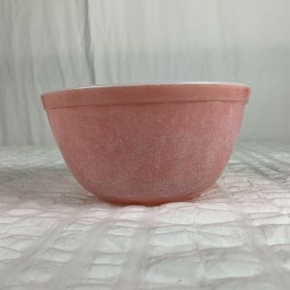 Vintage Pyrex Bubble Gum Pink Flamingo Nesting Mixing Bowl 402 1.  5 Qt Usa Made