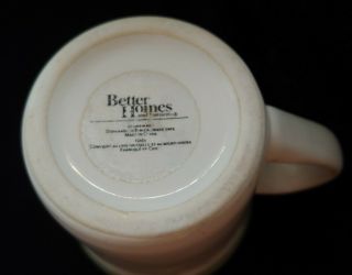BETTER HOMES & GARDENS SIMPLY FLUTED DILLWEED COFFEE MUG (S) 4 1/4 