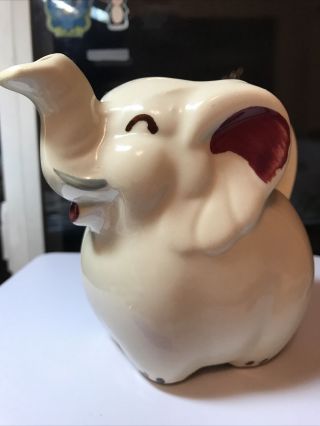 Shawnee Pottery Elephant Pitcher/creamer,  Patented USA 2