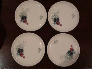 Carefree True China By Syracuse Wayside Usa 4 Bread Butter Plates