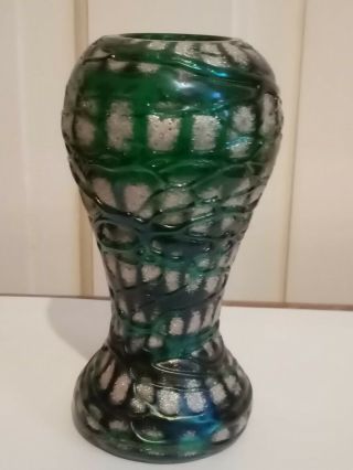Loetz Kralik ?? Small Iridescent Art Nouveau Glass Vase