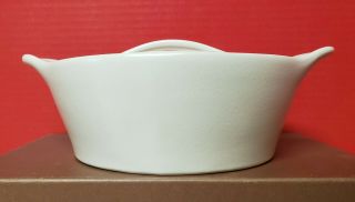 Corning Ware Creations Stoneware 1.  5 Qt Beige Casserole Dish W/lid