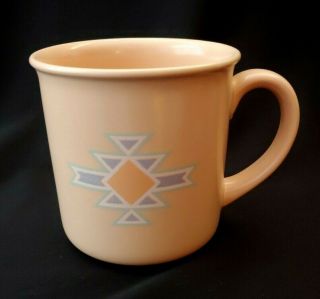 Set Of 2 Treasure Craft Southwest Coffee Cups Mugs 3 5/8 "
