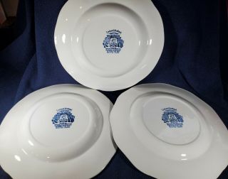 Royal Warwick Lochs of Scotland – Set (3) 10” Dinner Plates – Loch Oich 3