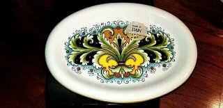 Deruta Nova Oval Ceramic Serving Dish Made In Italy Nwt Retail $70 - $150